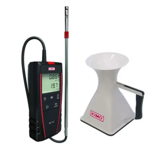 Cono de Flujo de Aire KIMO K35 de Fibra de Vidrio 300 PLP para Anemómetro de Hilo Caliente VT110, Rango de Flujo de 10-400 <span class=keywords><strong>M</strong></span>/<span class=keywords><strong>h</strong></span> - Product Image 5