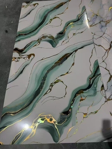 แผ่นหินอ่อนเทียมสำหรับอุตสาหกรรมจากประเทศจีนแนวชนบทแผ่นพีวีซีลายหินอ่อนเทียมขนาด1220มม. x 2440มม. - Product Image 2