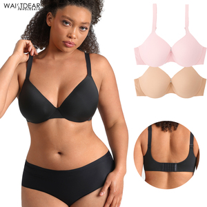 Groothandel Controleerbare Ademend Shapewear BH Spandex Naadloze Beugel BH T-Shirt Push-up Demi BH met Verstelbare Schouderband - Product Image 1