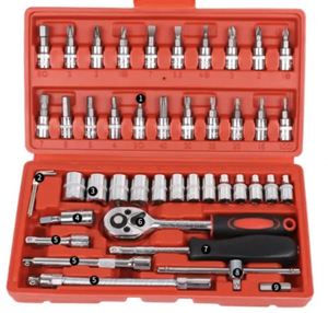 Bộ dụng cụ sửa chữa ô tô 216 món, hộp kim loại chắc chắn 1 ngăn, hỗ trợ OEM, gồm dũa kim loại, cờ lê, dụng cụ sửa chữa ô tô - Product Image 5