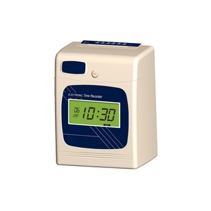 Horloge de pointage électronique pour employés, machine de pointage des heures - Product Image 5