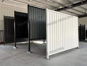 Fabrication chinoise de panneaux de matériau Colorbond gris Feuille murale d'intimité en métal de sécurité Panneaux de clôture et portes Colorbond - Product Image 5