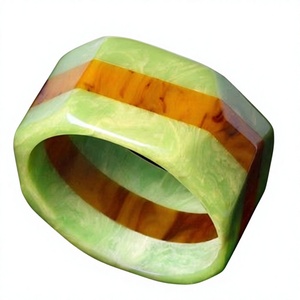 Antique High Quality Resin Bangle Bracelets Stylish Unique Wedding Party Jewelry With Material Resin for Wholesale India - Product Image 3