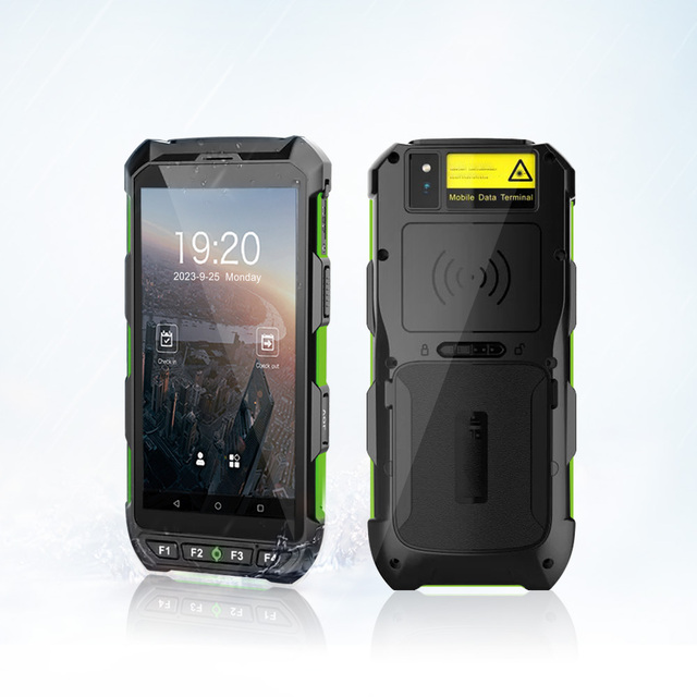Android 10.0 Hybrid Biometric & or Code Handheld Mobile Time Attendance Terminal
