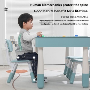 Çok fonksiyonlu büyük parçacık yapı taşları masa erkek ve kız için mükemmel eğitim plastik oyuncak doğum günü hediyesi - Product Image 4