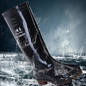 ผู้ผลิตจีนขายส่งรองเท้าบูทยางกันน้ำสำหรับอุตสาหกรรมประมง ผู้ชาย ผู้หญิง รองเท้าบูทพีวีซี - Product Image 1