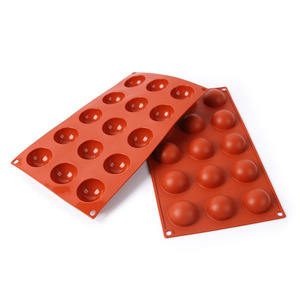 <span class=keywords><strong>Molde</strong></span> de Silicona <span class=keywords><strong>para</strong></span> Chocolate de 15 Cavidades, Libre de BPA, <span class=keywords><strong>Molde</strong></span> de Silicona <span class=keywords><strong>para</strong></span> Caramelos en Forma de <span class=keywords><strong>Media</strong></span> <span class=keywords><strong>Esfera</strong></span>, Moldes de Silicona <span class=keywords><strong>para</strong></span> Pasteles en Forma de Bola - Product Image 3