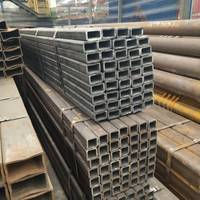 Tubería Cuadrada de Acero al Carbono Laminada en Caliente Q235 Q345, Tubo Estructural Soldado ERW, Rectangular, Delgado y Hueco