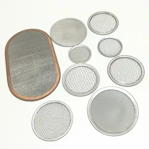 Metall filter gewebe, Draht geflecht filter, Edelstahl filters cheibe Stahl filter netz