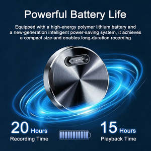 Enregistreur audio portable Q37/A6/A30/M29 en forme de collier, dictaphone à longue autonomie, activation vocale, enregistrement vocal à un clic, avec fonction clé USB - Product Image 4