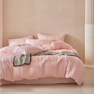 ชุดเครื่องนอนไมโครไฟเบอร์ทำมือ ขนาดควีน/คิง สไตล์โบฮีเมียน ผ้าห่ม+ปลอกหมอน 3 ชิ้น พร้อมส่งแบบดรอปชิปปิ้ง - Product Image 3