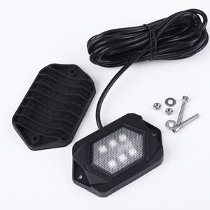 Kits de cápsulas de luz de roca RGB Led DE ALTO lumen, modelo de música de Control de aplicación, luces debajo de la carrocería para <span class=keywords><strong>Jeep</strong></span> UTV ATV <span class=keywords><strong>4x4</strong></span> todoterreno, todos los vehículos - Product Image 1