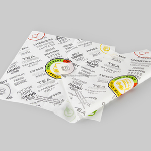 Biểu Tượng Tùy Chỉnh In Pe Tráng Deli Thịt Bánh Hamburger Frie Burger Bánh Sandwich Bọc Sáp Tờ Gói Thực Phẩm Giấy Thấm Mỡ, Giấy Sáp - Product Image 4