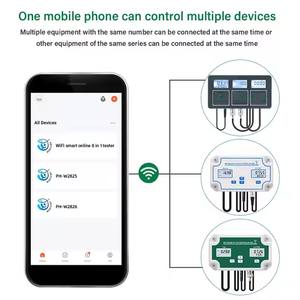 Tuya WiFi 8 in 1 PH/TEMP/ORP/PPM/EC/SALT/S.G/CF Online-Wasser qualitäts tester PH-Test messgerät Labor Pool Wasser tester - Product Image 4