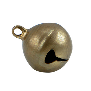 Cloche en cuivre 6mm 8mm 10mm 12mm 14mm 16mm 18mm 20mm Robuste Ornement pour animaux de compagnie Décoration de Noël Style rétro - Product Image 3