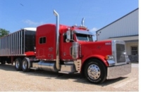 Kits d'échappement de camion en acier inoxydable poli 304 de 6'', 7'', 8'' avec embout en corne de taureau chromé pour Peterbilt 379