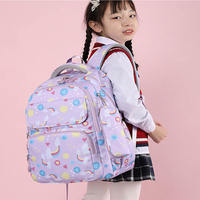 Set 3 potong tahan lama, dengan tas makan siang kualitas tinggi, tas ransel siswa untuk anak-anak, tas buku sekolah yang luas dan nyaman