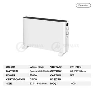 Meilleure Vente <span class=keywords><strong>Convecteur</strong></span> Électrique 2000W Maison Chambre Debout de Plancher - Product Image 2