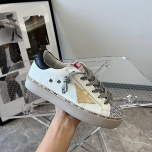 Zapatos de Cuero Genuino de Marca de Diseño de Lujo para Hombre y Mujer, Zapatillas Deportivas de Alta Calidad para Exteriores, Entresuela de Goma, Suela de Goma, Hechas en China - Product Image 1