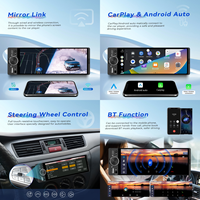 Radio Multimedia para Auto Podofo de 6.28 Pulgadas y 1 Din con Carplay Inalámbrico, Android Auto, Reproductor MP5, FM, USB, AUX-IN, Autoestéreo