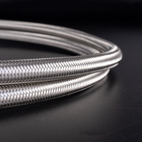 Tuyau d'arrivée d'eau flexible en acier inoxydable 304 de qualité alimentaire, tressé, anti-fuite, pour machine à café