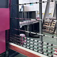 Machine de sablage vertical automatique CNC pour le traitement du verre décoratif dépoli sans poussière CE