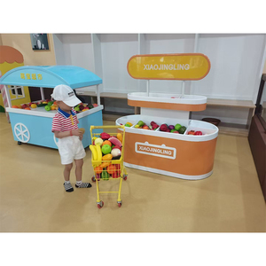 Casa de Juegos de Madera y Plástico para Niños, Juego de Imitación de Cocina, Equipo de Juego Infantil, Juegos para Niños, Instalaciones para Parques de Diversiones Interiores - Product Image 2
