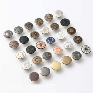 Cổ Điển Cổ Cổ Điển 17Mm Phụ Kiện Và Đinh Tán Biểu Tượng Tùy Chỉnh Phổ Biến Denim Đinh Tán Tack Jeans Nút Cho Quần Jean - Product Image 4