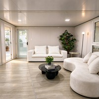 Villa préfabriquée extensible RELYANCE, maison de luxe en conteneur, design personnalisable, économie d'énergie pour villa familiale et hébergement de glamping