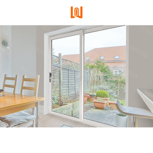 Vente en gros Portes modernes en plastique vinyle en vrac Portes coulissantes extérieures en verre pour patio Maisons résidentielles Portes en <span class=keywords><strong>PVC</strong></span> UPVC - Product Image 4