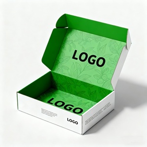 Hotsale có thể tái chế đồng bằng hộp các tông sóng tự dựng biểu tượng tùy chỉnh hiển thị hộp bưu phẩm cho quà tặng thủ công sử dụng công nghiệp - Product Image 2