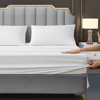 Ensemble de draps-housses Basics 3 pièces, légers, super doux, faciles d'entretien, en microfibre écologique, poches profondes de 14 pouces, taille Twin XL, blanc