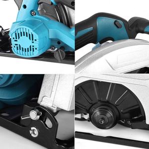 <span class=keywords><strong>Scie</strong></span> circulaire sans fil 7 pouces 180 mm avec moteur sans balais 900 W 5000 tr/min, <span class=keywords><strong>scie</strong></span> à découper multifonctionnelle pour le travail du bois - Product Image 4