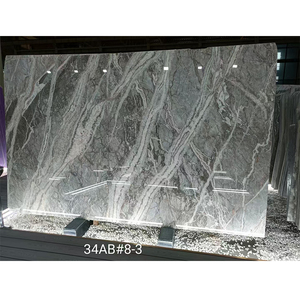 Fior <span class=keywords><strong>Di</strong></span> pesce lastre <span class=keywords><strong>Di</strong></span> marmo grigio chiaro pietra naturale con venature bianche per <span class=keywords><strong>il</strong></span> rivestimento della parete del bagno <span class=keywords><strong>Di</strong></span> casa e piastrelle del pavimento - Product Image 1