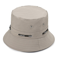 Chapeau Bob en Coton Unisexe, Casquette Hip Hop, Gorros pour Hommes et Femmes, Chapeau Panama, Chapeau de Plage, de Randonnée, de Travail, avec Corde à Nouer et Trous d'Aération