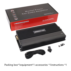 Amplificateur de voiture <span class=keywords><strong>mono</strong></span> 1500W de classe AB style coréen avec logo lumineux, dissipateur thermique et filtre de croisement OEM ODM – Vente en gros - Product Image 6