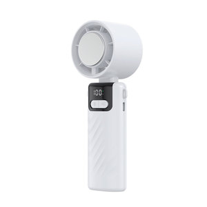 พัดลมระบายความร้อนแบบพับได้ความเร็วสูงเซเว่นเทรเชอร์พร้อมจอแสดงผลดิจิตอลปรับได้ 100 ระดับแบบพกพาสำหรับใช้งานกลางแจ้ง - Product Image 5