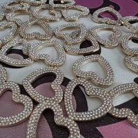Breloque Métallique de Luxe Bling avec Logo de Marque Designer pour Coque de Téléphone, Bricolage, Artisanat, Accessoires Décoratifs pour Téléphone avec Strass