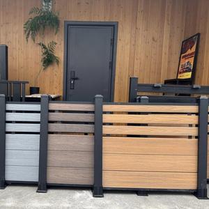 Valla de Jardín Moderna de WPC para Exteriores, Venta al Por Mayor de Fábrica, Fácil de Montar, Resistente a la Intemperie, Ecológica y Decorativa para Balcón - Product Image 4