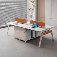 Table de bureau de direction modulaire E1 MFC haut de gamme OEM convertible au design moderne Mobilier et bureaux de bureau durables