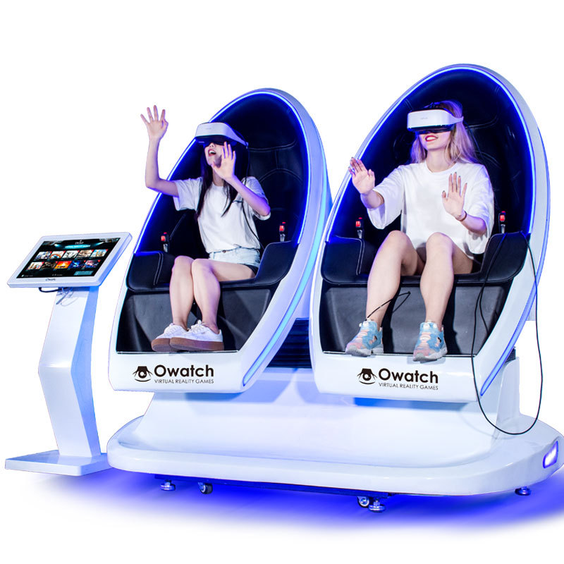 Высокое качество 2 места 9D яйцо VR кинотеатр/горки симулятор для тематического парка на продажу