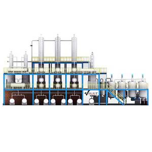 Pyrolyse de fabrication d'huile moteur d'extraction d'huile de déchets en plastique au diesel en continu de recyclage de mazout machine de distillation