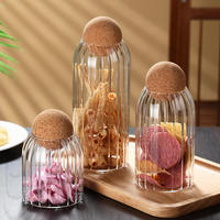 Réservoir de stockage de sel en verre cristal transparent sans plomb, design moderne en maille, pour contenants durables à couvercle, idéal pour le melon et le sel.