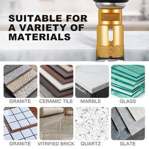 Songqi kim cương khoan bit lõi khoan bit chân không brazed lỗ Saw cho gạch kính đá cẩm thạch Granite bê tông - Product Image 5