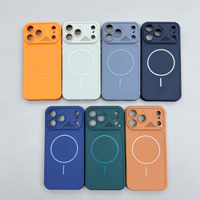 Professional Source Manufacturer Premium Phone Case with Magnet Adsorption for iPhone 17 16 15 14 Pro Max Colorful Custom Cover