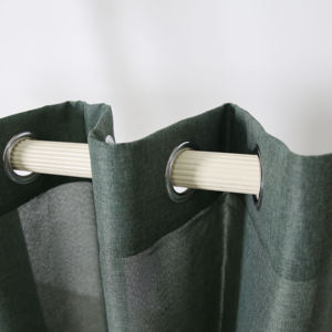 Massif de luxe lin voilage 100% polyester rideau uni gris business rideaux - Product Image 5