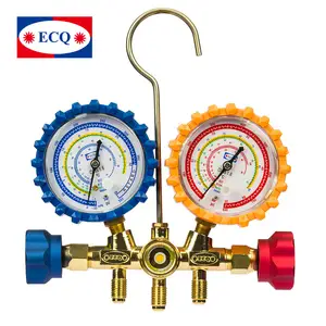 1.5 metros de Mangueiras Coloridas R22 R410 Manifold Calibre Set Para Ferramenta de Reparo do Refrigerador