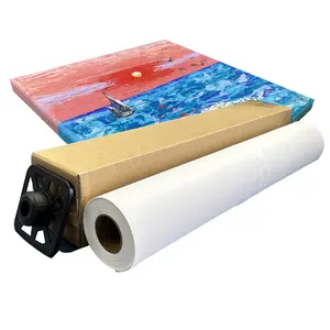 COLORFAN Printed Cotton Canvas For Sale With Large Format 370gsm