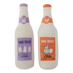 D <span class=keywords><strong>KING</strong></span> Peluche Vin Bière Bouteille de <span class=keywords><strong>Champagne</strong></span> Jouets pour chiens de Pâques Jouets grinçants pour chiens - Product Image 2