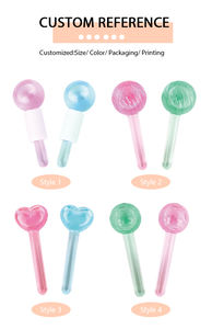 顔フェイシャルマッサージャー用アイスグローブ脱毛 & グローイングスキン用ローラー、アンチエイジング凍結療法ツール - Product Image 4